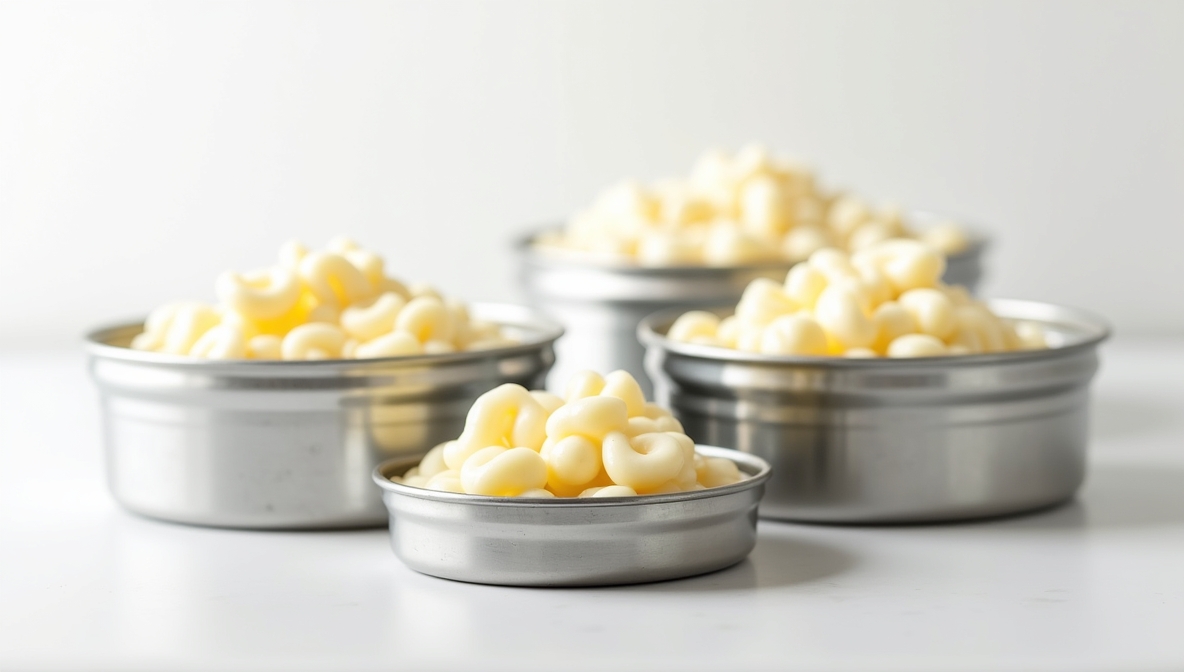 بسته بندی پنیر در ظرف فلزی