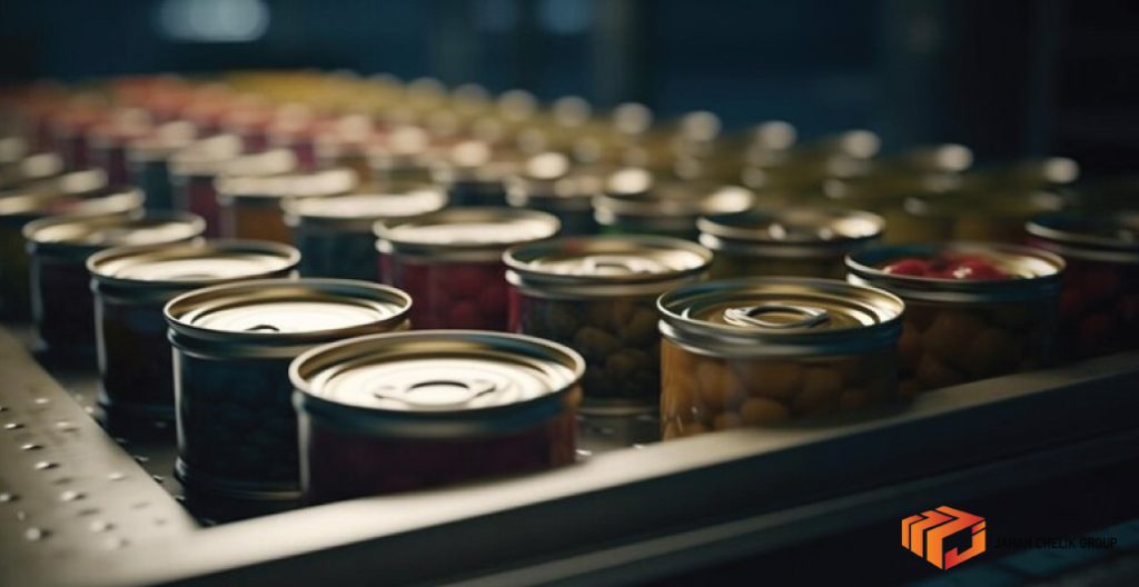 Production of metal packaging cans